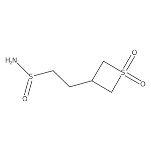 2-(1,1-Dioxo-1lambda6-thietan-3-yl)ethane-1-sulfinamide Structure