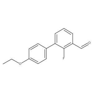 3-(4-Ethoxyphenyl)-2-fluorobenzaldehyde Structure