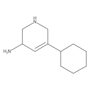 5-Cyclohexyl-1,2,3,6-tetrahydropyridin-3-amine结构式