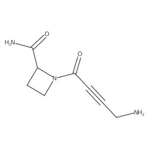 1-(4-Aminobut-2-ynoyl)azetidine-2-carboxamide Structure