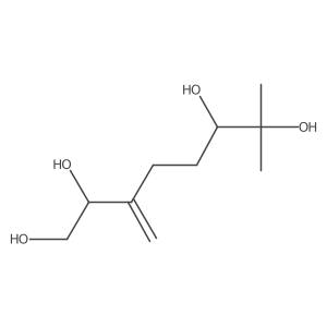 (2xi,6xi)-7-Methyl-3-methylene-1,2,6,7-octanetetrol结构式