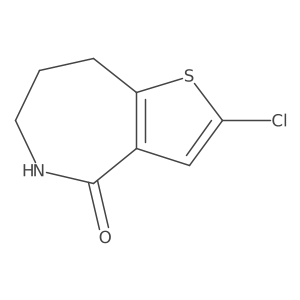 2-Chloro-5,6,7,8-tetrahydro-4H-thieno[3,2-c]azepin-4-one Structure