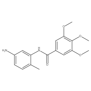 N-(5-Amino-2-methylphenyl)-3,4,5-trimethoxybenzamide结构式