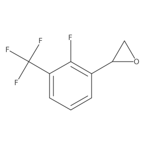 (2S)-2-[2-fluoro-3-(trifluoromethyl)phenyl]oxirane结构式