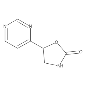 5-(Pyrimidin-4-yl)-1,3-oxazolidin-2-one Structure