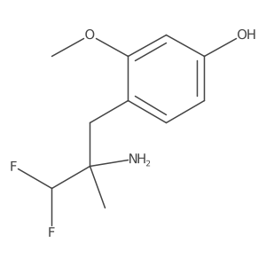 4-(2-Amino-3,3-difluoro-2-methylpropyl)-3-methoxyphenol Structure