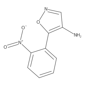 5-(2-Nitrophenyl)-1,2-oxazol-4-amine结构式