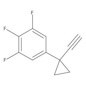 5-(1-Ethynylcyclopropyl)-1,2,3-trifluorobenzene Structure