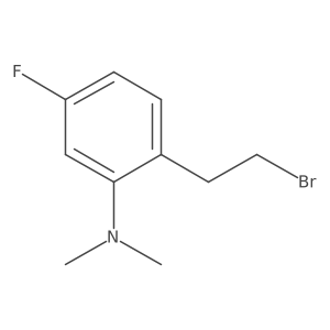 2-(2-bromoethyl)-5-fluoro-N,N-dimethylaniline Structure