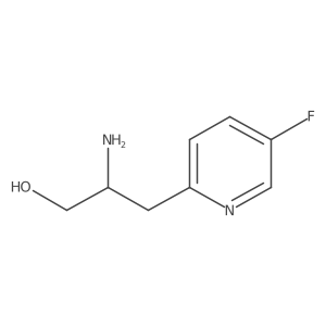 2-Amino-3-(5-fluoropyridin-2-yl)propan-1-ol Structure