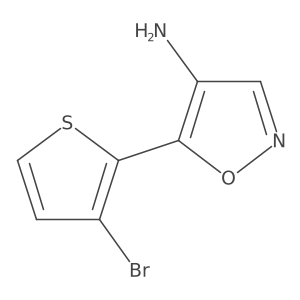 5-(3-Bromothiophen-2-yl)-1,2-oxazol-4-amine Structure