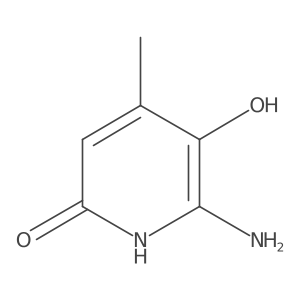 6-Amino-5-hydroxy-4-methyl-1,2-dihydropyridin-2-one Structure