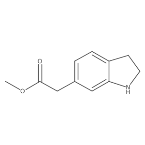 Methyl 2-(indolin-6-yl)acetate Structure