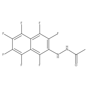 Acetic acid, 2-(1,3,4,5,6,7,8-heptafluoro-2-naphthalenyl)hydrazide结构式