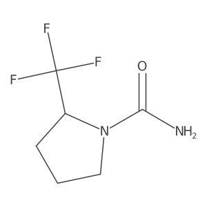 2-(Trifluoromethyl)pyrrolidine-1-carboxamide结构式