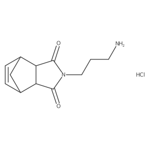 4-(3-Aminopropyl)-4-azatricyclo[5.2.1.02,6]dec-8-ene-3,5-dione;hydrochloride结构式