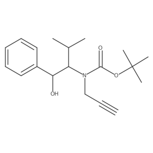 tert-butyl N-(1-hydroxy-3-methyl-1-phenylbutan-2-yl)-N-(prop-2-yn-1-yl)carbamate Structure