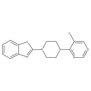 2-[4-(5-Fluoropyrimidin-4-yl)piperazin-1-yl]-1,3-benzothiazole Structure