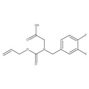 2-{[(3,4-Difluorophenyl)methyl][(prop-2-en-1-yloxy)carbonyl]amino}acetic acid结构式