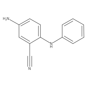 5-Amino-2-anilinobenzonitrile Structure