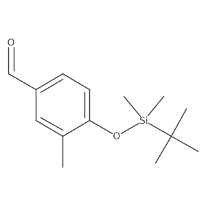 4-[(Tert-butyldimethylsilyl)oxy]-3-methylbenzaldehyde Structure