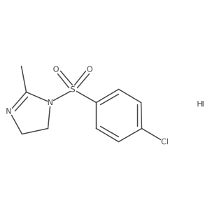 1-(4-chlorobenzenesulfonyl)-2-methyl-4,5-dihydro-1H-imidazole hydroiodide Structure