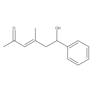 (3E)-6-Hydroxy-4-methyl-6-phenyl-3-hexen-2-one结构式