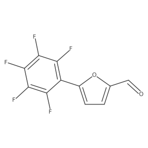 5-(2,3,4,5,6-Pentafluorophenyl)-2-furaldehyde结构式