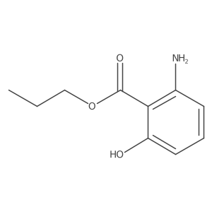 Propyl 2-amino-6-hydroxybenzoate Structure