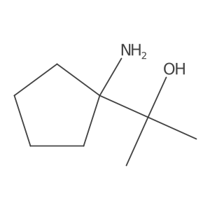 2-(1-Aminocyclopentyl)propan-2-ol Structure