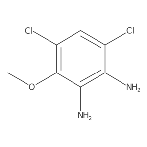 4,6-Dichloro-3-methoxybenzene-1,2-diamine Structure