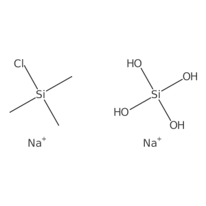 Disodium;chloro(trimethyl)silane;silicic acid Structure