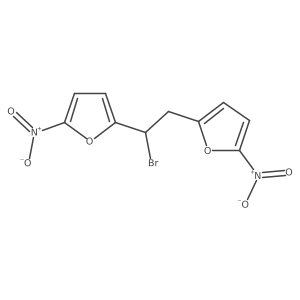 Furan, 2,2a(2)-(1-bromo-1,2-ethanediyl)bis[5-nitro-结构式