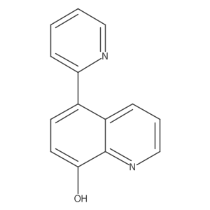 5-(2-Pyridinyl)-8-quinolinol结构式