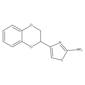 4-(1,4-Benzodioxan-2-yl)thiazol-2-amine Structure