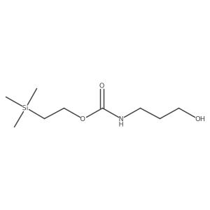 2-trimethylsilylethyl N-(3-hydroxypropyl)carbamate Structure