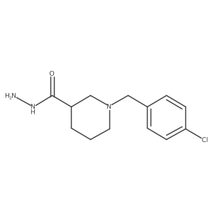 1-(4-Chlorobenzyl)piperidine-3-carbohydrazide Structure