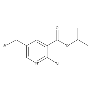 Propan-2-yl 5-(bromomethyl)-2-chloropyridine-3-carboxylate Structure