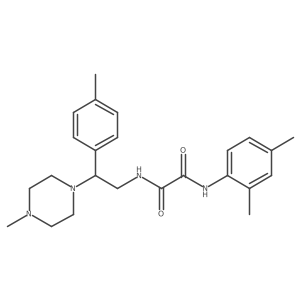 N1-(2,4-dimethylphenyl)-N2-(2-(4-methylpiperazin-1-yl)-2-(p-tolyl)ethyl)oxalamide Structure