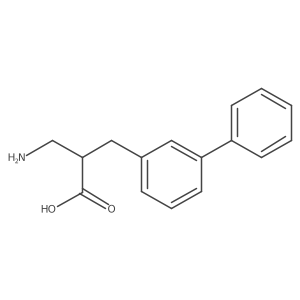 2-Aminomethyl-3-biphenyl-3-YL-propionic acid结构式