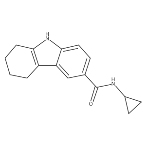N-cyclopropyl-2,3,4,9-tetrahydro-1H-carbazole-6-carboxamide Structure