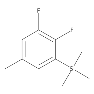 (2,3-Difluoro-5-methylphenyl)trimethylsilane Structure