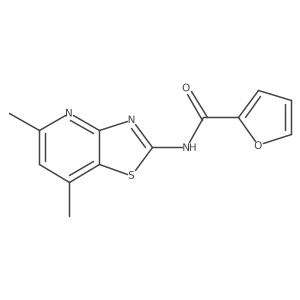 N-(5,7-dimethyl[1,3]thiazolo[4,5-b]pyridin-2-yl)furan-2-carboxamide Structure