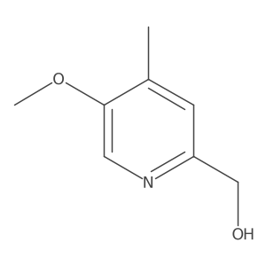 (5-Methoxy-4-methylpyridin-2-yl)methanol结构式