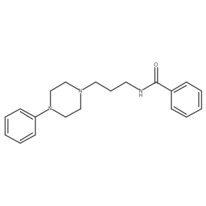 N-(3-(4-phenylpiperazin-1-yl)propyl)benzamide结构式