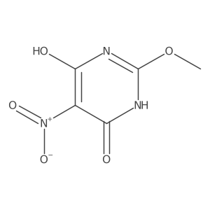 2-Methoxy-5-nitro-4,6-pyrimidinediol Structure