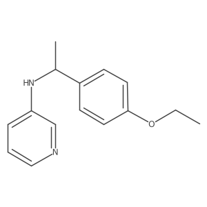 N-[1-(4-Ethoxyphenyl)ethyl]-3-pyridinamine结构式