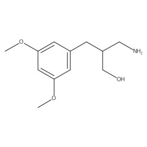 3-Amino-2-[(3,5-dimethoxyphenyl)methyl]propan-1-ol Structure
