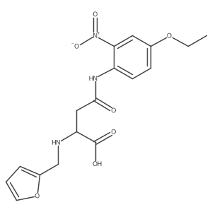 4-((4-Ethoxy-2-nitrophenyl)amino)-2-((furan-2-ylmethyl)amino)-4-oxobutanoic acid Structure