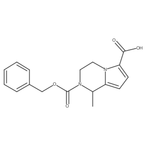 2-[(benzyloxy)carbonyl]-1-methyl-1H,2H,3H,4H-pyrrolo[1,2-a]pyrazine-6-carboxylic acid Structure